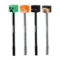 Official Minecraft Fine Tip Pens with Silicone Character Toppers (Set of 4)
