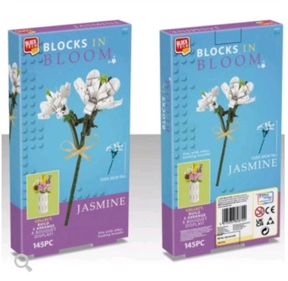Blocks in Bloom Jasmine Flower Build Kit -  Building Blocks DIY Make Block Tech