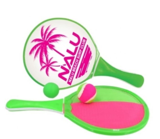 X1 Nalu 2-in-1 Sure Catch Bat & Ball Set - Tropical Beach Game