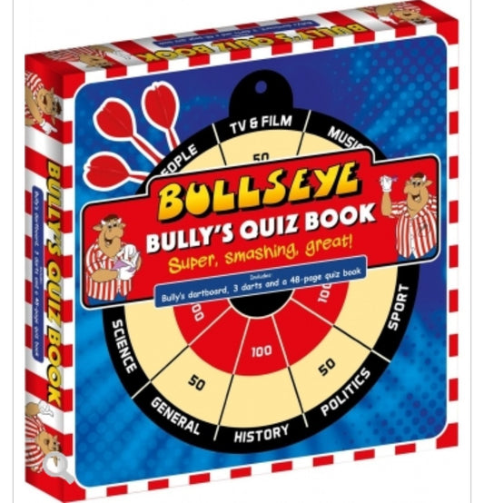 Bullseye: Bully’s Quiz Book & Darts Set