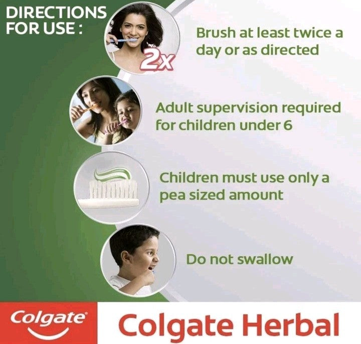 Colgate Herbal Toothpaste 100 ml x 6