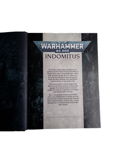 Warhammer 40K Hardcover 9th Edition Core Rule Book Indomitus Limited Edition