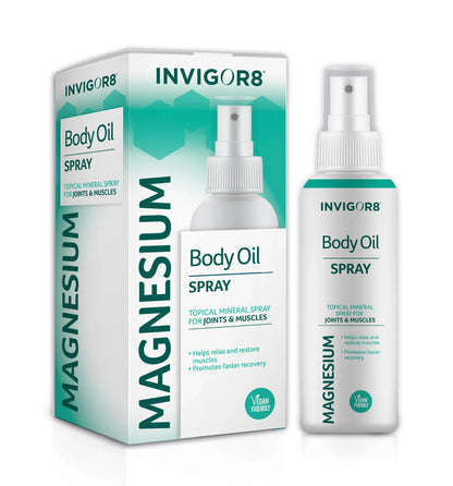 Invigor8 Magnesium Body Oil Spray - 100ml Topical Mineral Spray