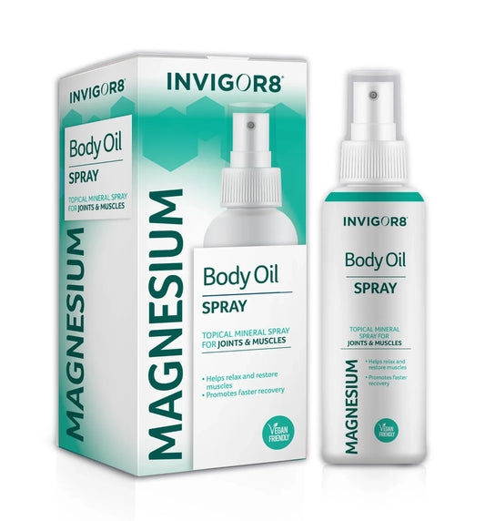Invigor8 Magnesium Body Oil Spray - 100ml Topical Mineral Spray