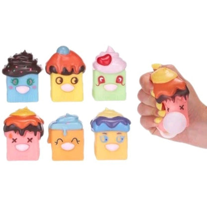 Kawaii Foodiez Cubic Squeeze Cupcake Fidget Sensory Toy