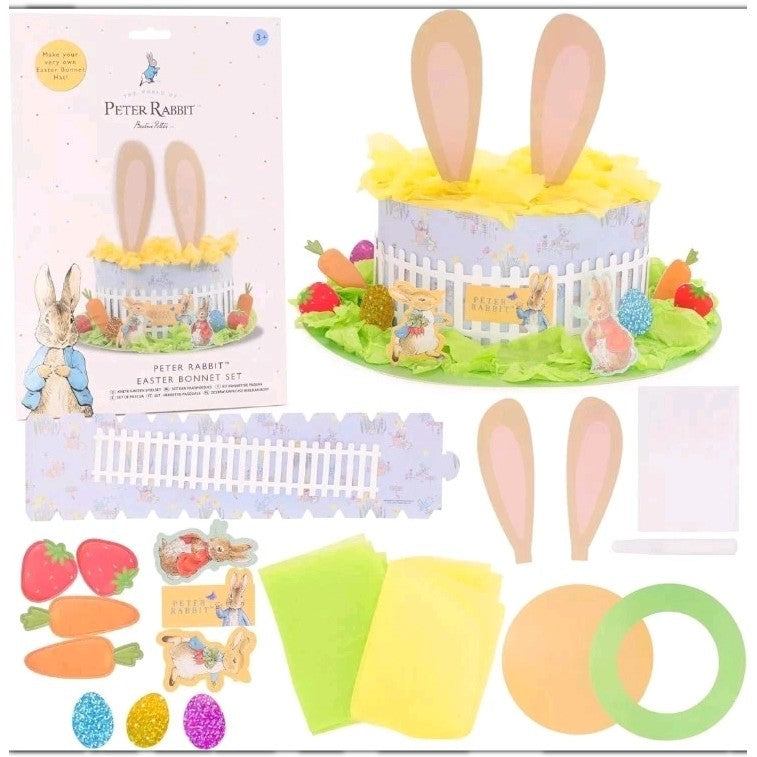 Peter Rabbit Easter Bonnet Make Your Own Craft Set - Creative Kids Activity