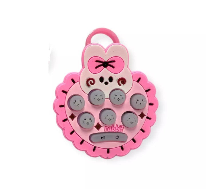 Mini Electronic Quick Speed Button Popper Game - Kids Toy - Bag Clip Game