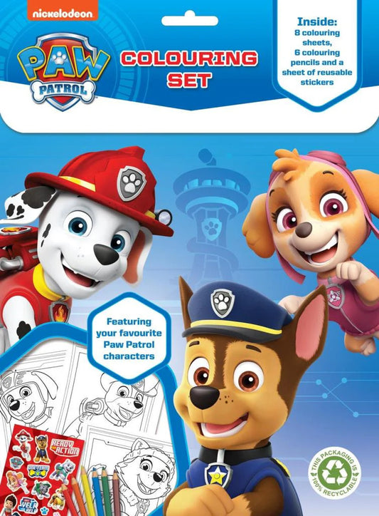 Paw Patrol Colouring Set 2