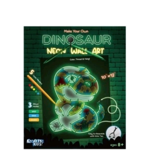 Kreative Kids Dinosaur Neon Wall Art Set