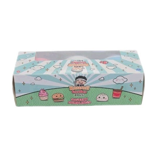 X1 Kawaii Foodiez Squeezy Dumplings 3-Pack | Cute Mochi Squishy Fidget Toy