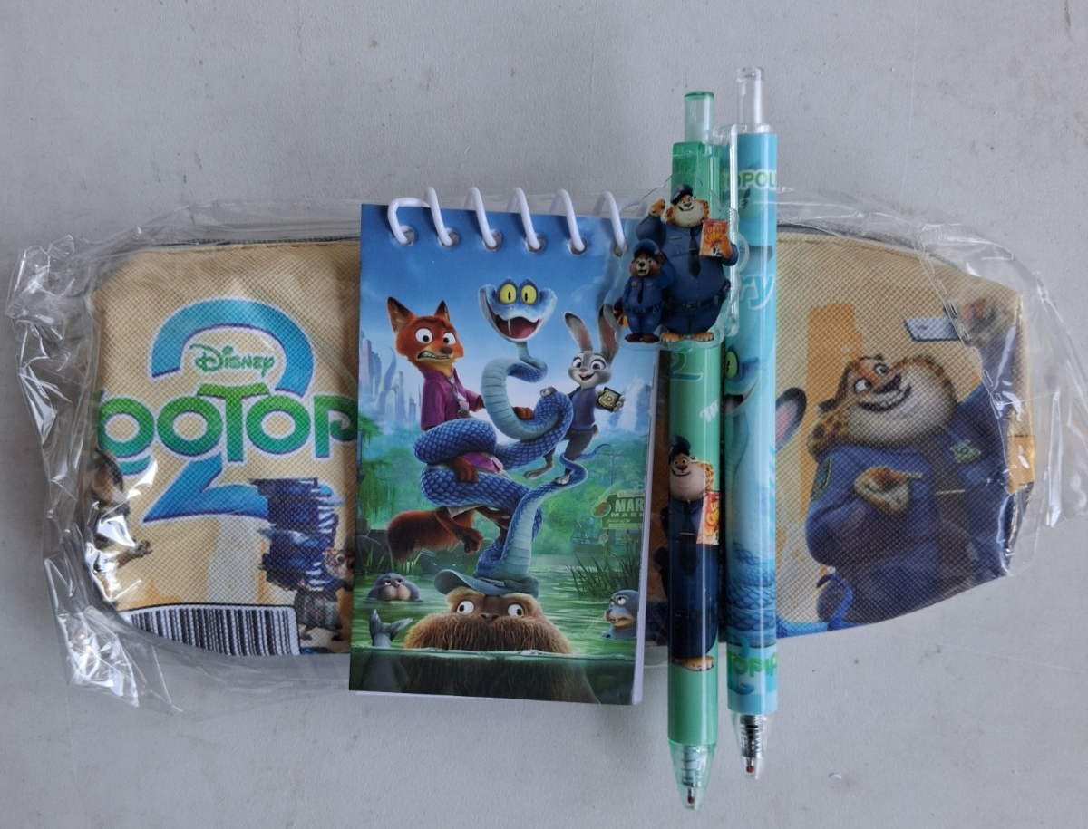 Disney Zootopia 2 Stationery Set Party Favours – Choose Your Colour!