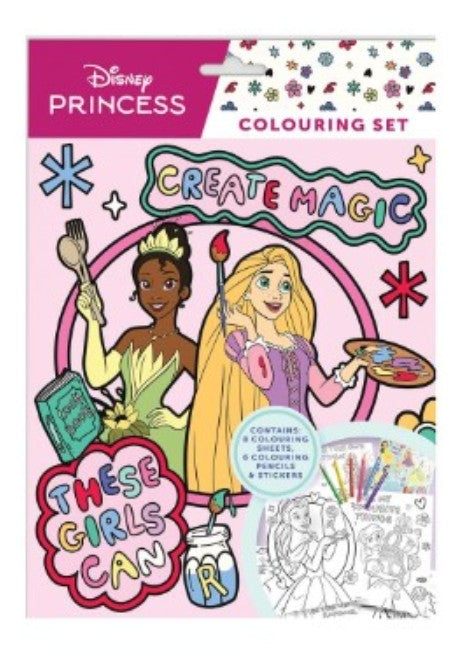 Disney Princess Colouring Set