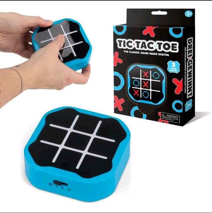 ELECTRONIC TIC TAC TOE GAME BLUE - NORTS AND CROSSES 