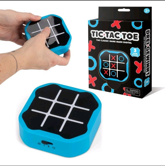 ELECTRONIC TIC TAC TOE GAME BLUE - NORTS AND CROSSES 