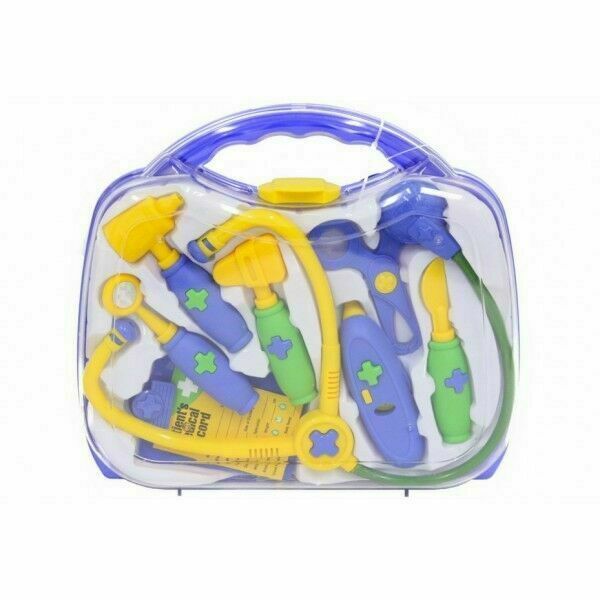 9 Pc Children Kids Doctors Nurses Role Play Hospital Toy Medical Paramedics Case